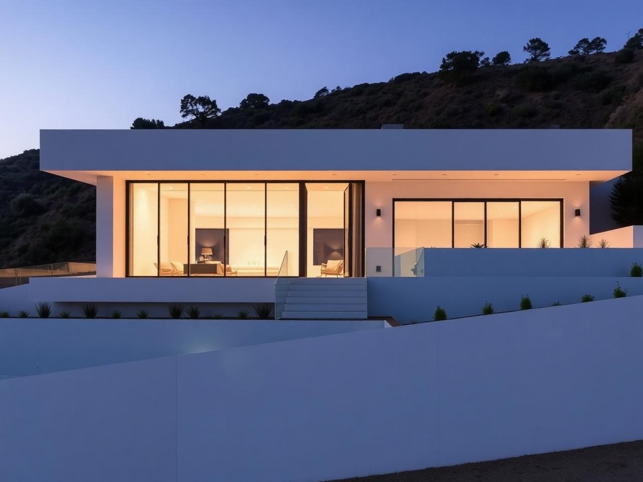 Framing · Hillside Residence
